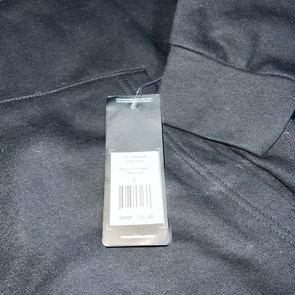 NWT Adidas Black Hoodie with Logo large - Picture 4 of 6